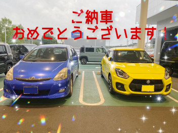 ★スイフトスポーツ、ご納車ありがとうございます☆